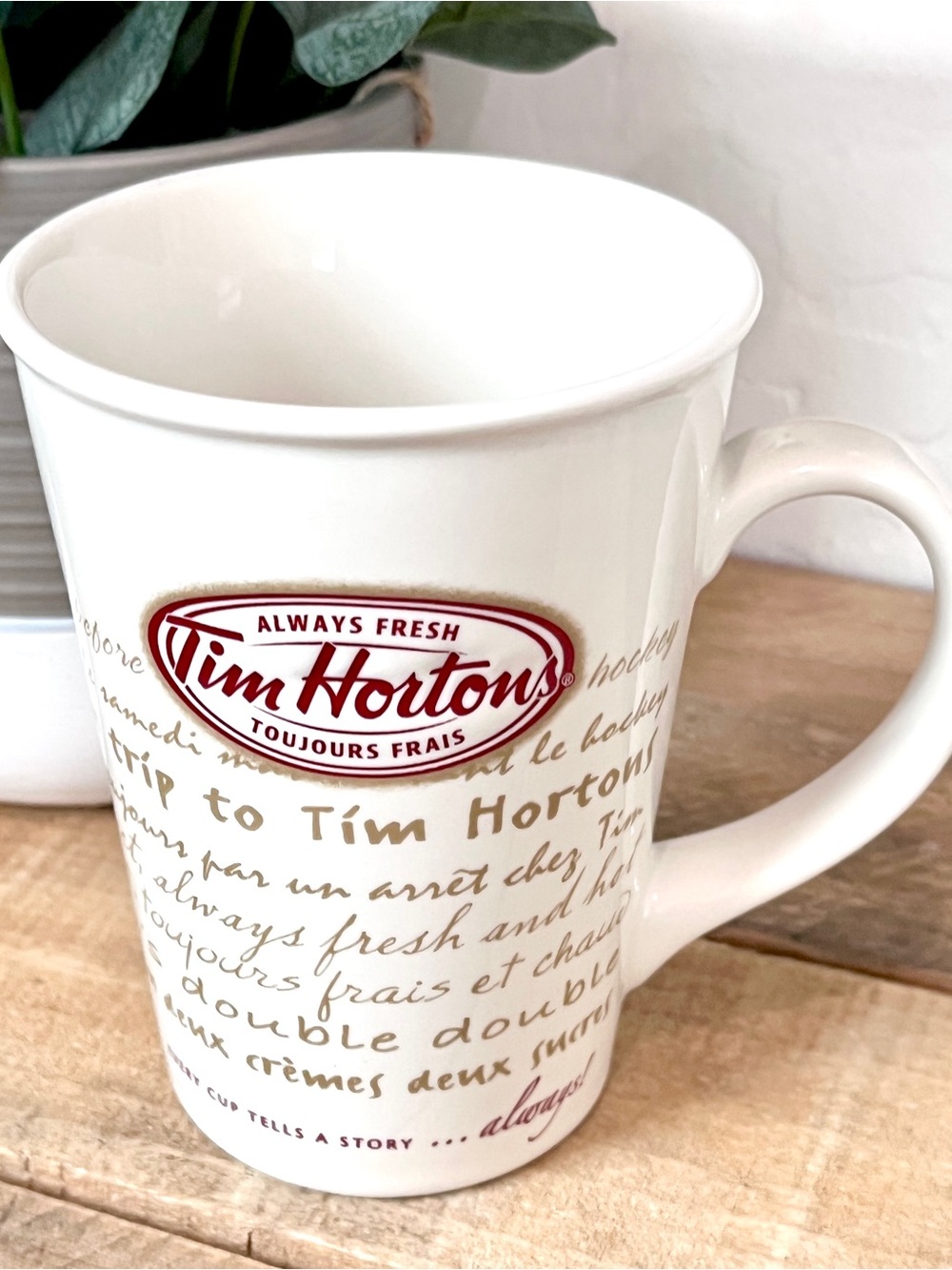 Tim Hortons Limited Edition 2009 Every Cup Tells A Story Mug 009 Coffee Cup